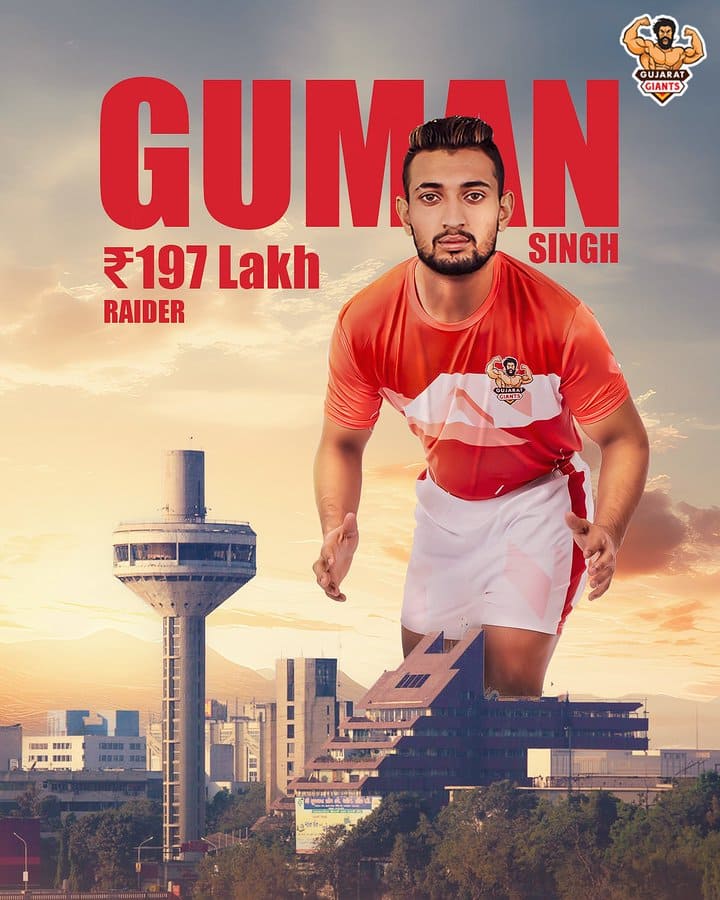 3. Guman Singh – Gujarat Giants Invest in Young Talent