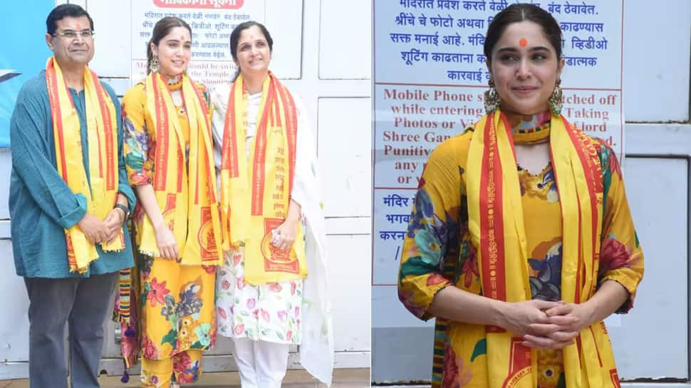 Sharvari Wagh Visits Siddhivinayak Temple Ahead Of Vedaa Release, Seeks Bappa&#039;s Blessings