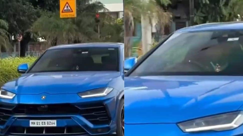 Rohit Sharma’s Lamborghini Steals The Spotlight In Mumbai, Fans Notice Special &#039;264&#039; Number Plate- WATCH