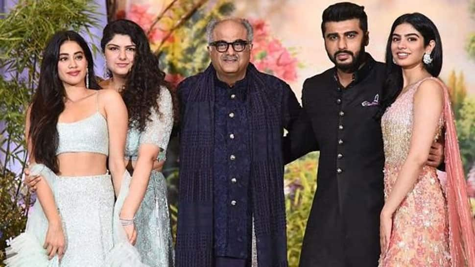 Arjun Kapoor and Anshula, Janhvi Kapoor-Khushi Kapoor