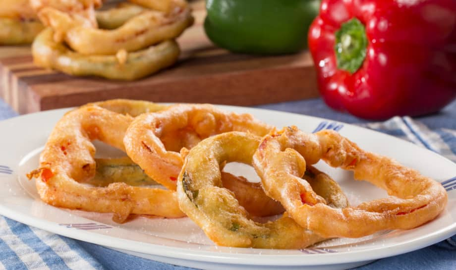 Fried Capsicum Rings