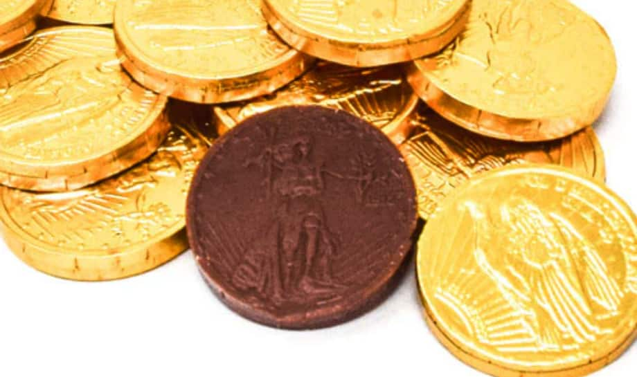 Gold Coin Chocolate