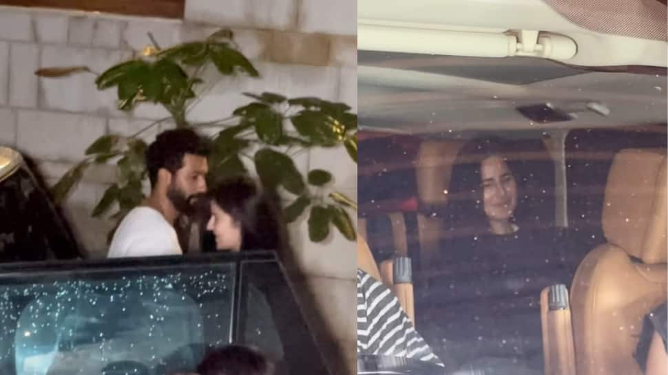 Vicky Kaushal And Katrina Kaif Spotted Beaming With Joy Outside Zoya Akhtar&#039;s Residence