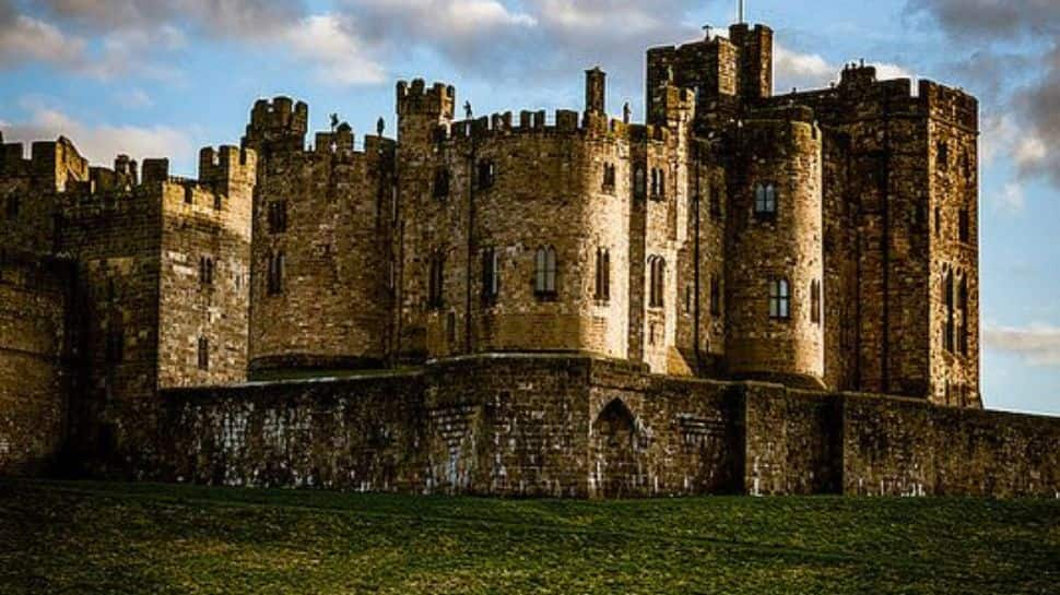 Alnwick Castle, Northumberland, England (Harry Potter series)