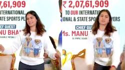 Olympics Medalist Manu Bhaker Shakes A Leg On 'Kala Chashma', Video Goes Viral