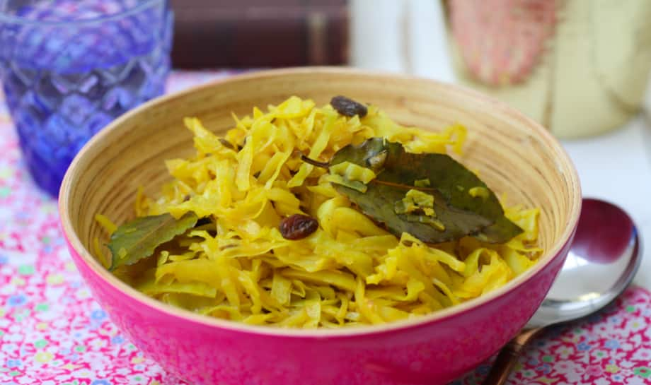 Cabbage Bhaji