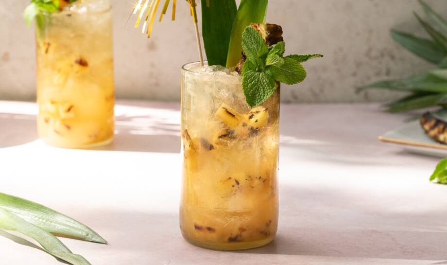 Grilled Pineapple Mojito