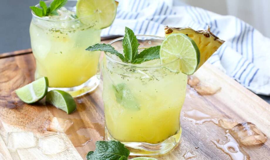 Pineapple Vanilla Mojito