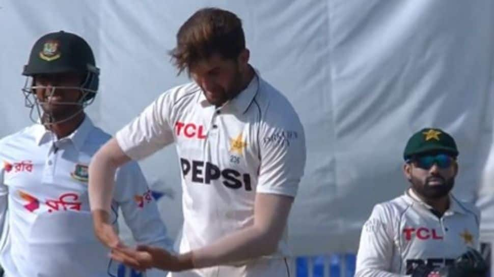 Shaheen Shah Afridi’s Unique Wicket Celebration For Newborn Son Goes Viral During Test Against Bangladesh- WATCH