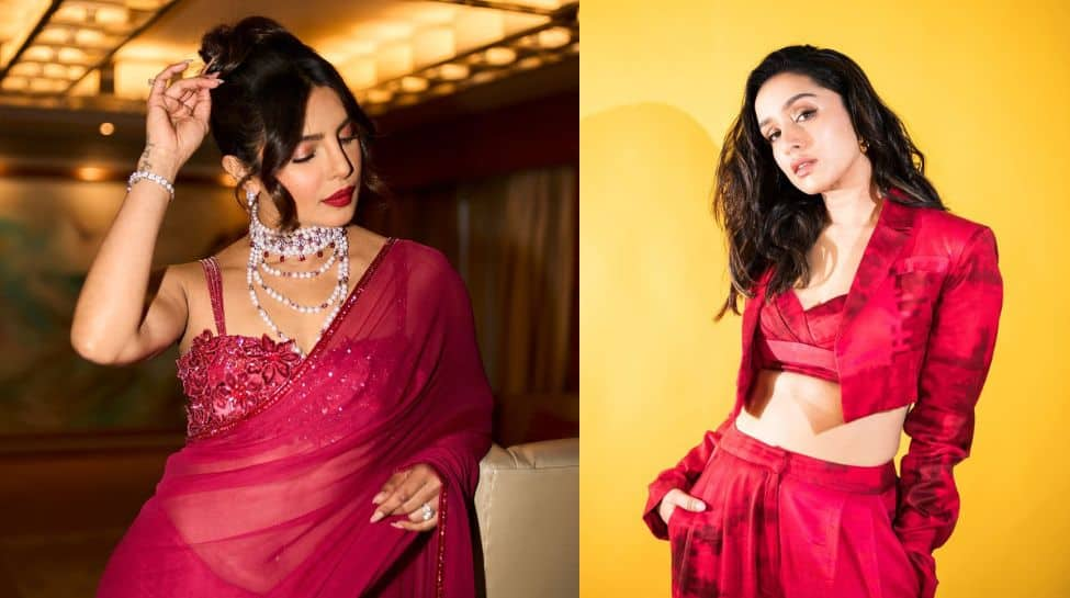 Priyanka Chopra Shares Her 'Berries And Cream' Look From Her Brother's Wedding; Shraddha Kapoor's Reaction Melts Hearts