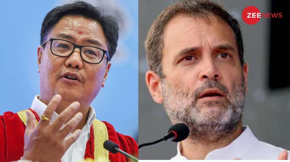 Kiren Rijiju Counters Rahul Gandhis Remark On Reservation In Miss India