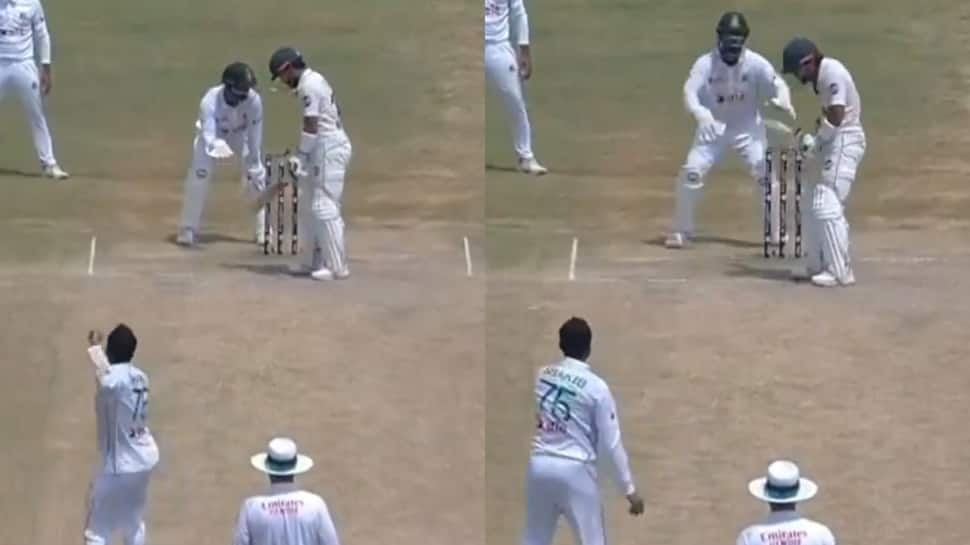 WATCH: Shakib Al Hasan Loses Cool, Throws Ball In Anger Towards Rizwan During PAK vs BAN 1st Test