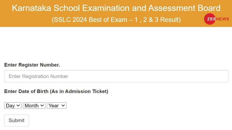 Karnataka SSLC Results 2024 KSEAB Class 10th Final Results Released At