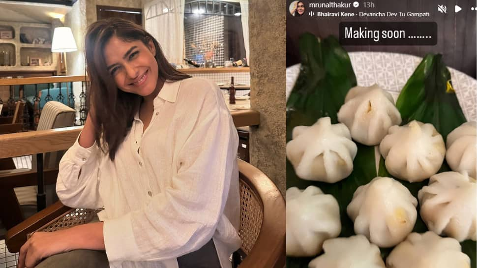 Ganesh Chaturthi 2024: Mrunal Thakur Shares Sneak Peek Of Special 'Prasad' For Bappa