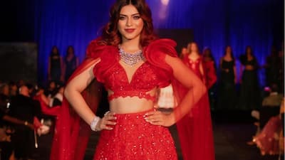 Majestic Red Lehenga