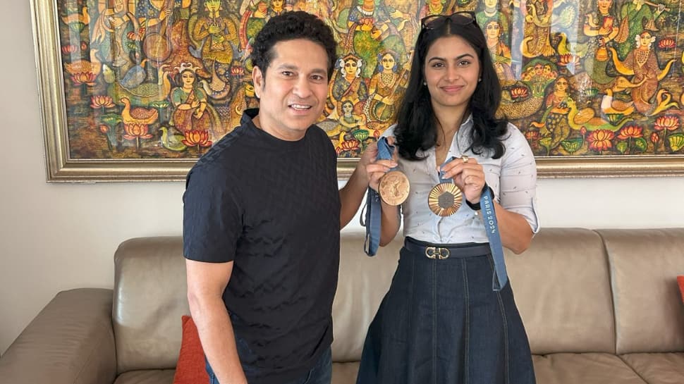 Manu Bhaker&#039;s Special Post For Sachin Tendulkar Goes Viral, Shooter Credits Legendary Cricketer For Inspiring Her