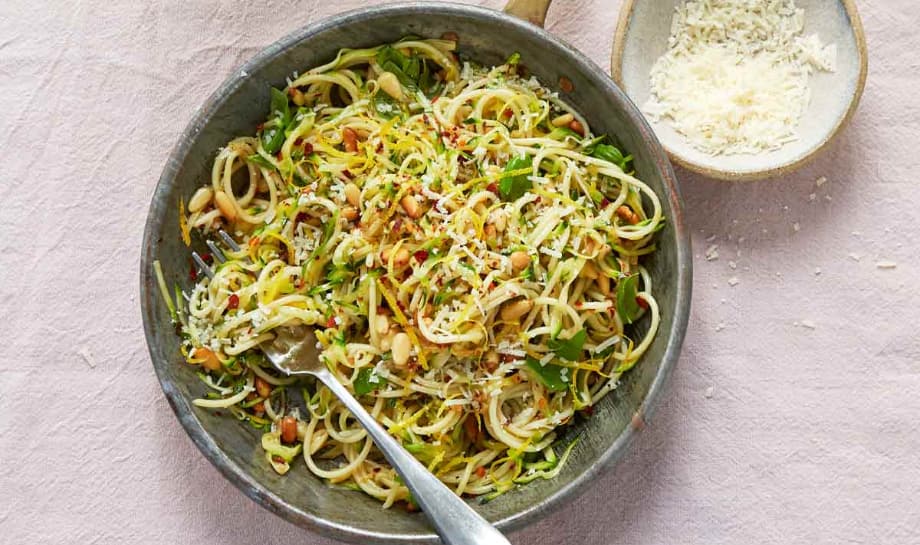 Lemon Zucchini Spaghetti