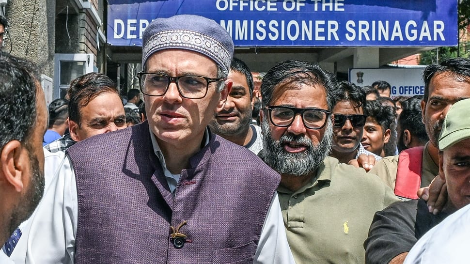 J&amp;K Polls: Omar Abdullah Files Nominations From Two Seats, Counters Ram Madhav’s Allegations