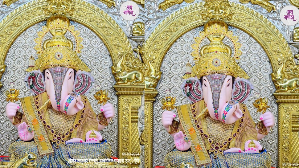 Shrimant Dagdusheth Halwai Ganpati 2025 LIVE Darshan Pune's Famous