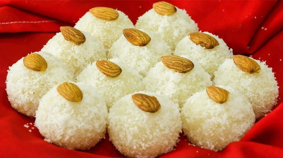 Coconut Ladoo (Nariyal Ladoo) reciepe for Ganesh Chaturthi