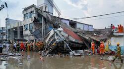 At Least 8 Dead In Lucknow’s Transport Nagar Building Collapse, Rescue Efforts