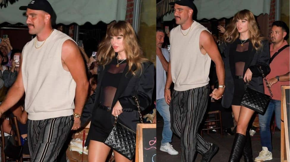 Lovebirds Taylor Swift And Travis Kelce Set The Internet Ablaze With Their Glamorous Hand-in-hand Date Night