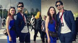 Aditi Rao Hydari And Siddharth Attended Apple's 'It's Glowtime Event 