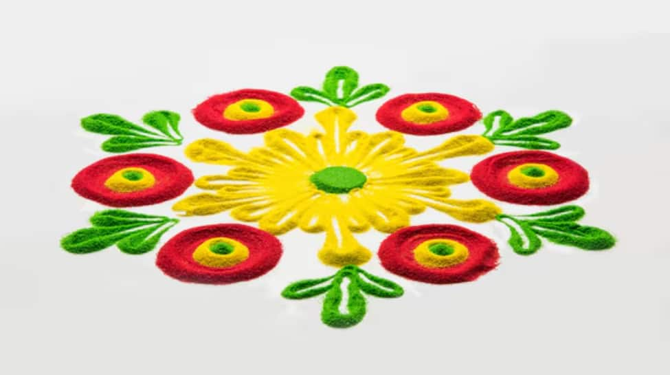 Simplicity in Elegance: Eye-Catching Rangoli