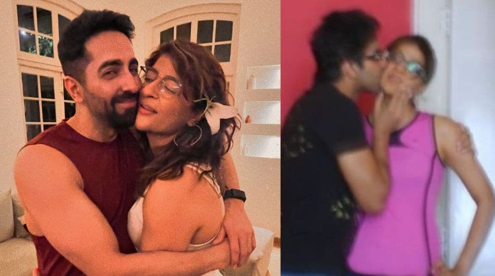 Ayushmann Khurrana’s Birthday: Tahira Kashyap Shares 'Then And Now' Photos Of A Sweet Kiss From Her ‘Favorite Person’