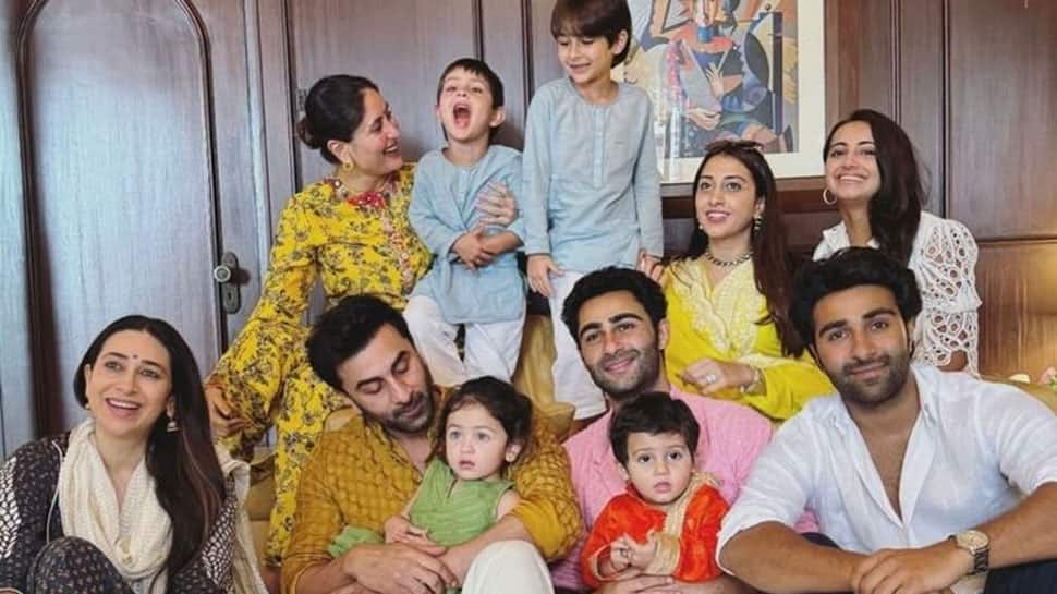 At Kapoor's Ganesh Chaturthi 2024 Celebration, Raha Sits On Daddy Ranbir Kapoor's Lap And Steals The Show