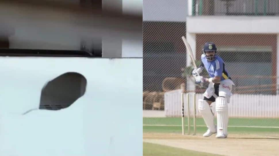 Virat Kohli&#039;s Shot Smashes Chepauk Wall During Practice Session Ahead Of Bangladesh Test Series