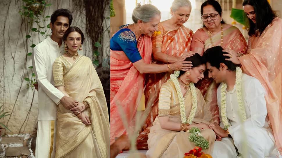 Aditi Rao Hydari and Siddharth Wed in Intimate Ceremony