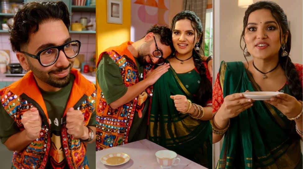 Orry Learns To Be &#039;Full-On Desi&#039; From Vasudha In Fun Collaboration, Calls Her The ‘OG Liver’