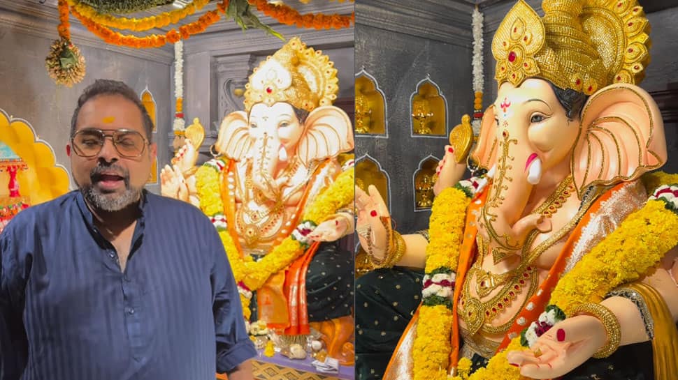 Ganpati Visarjan 2024: Singer Shankar Mahadevan Bids Farewell To Bappa After 10 Days Of Festivity