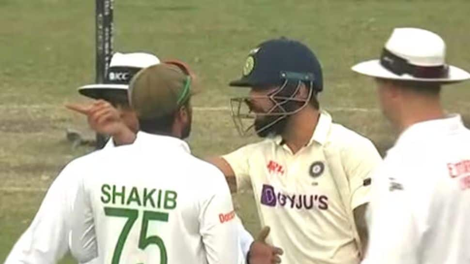 &#039;Malinga Bana Hua’: Virat Kohli’s Hilarious Chat With Shakib Al Hasan During The Day 2 Of IND Vs BAN First Test Goes Viral - WATCH