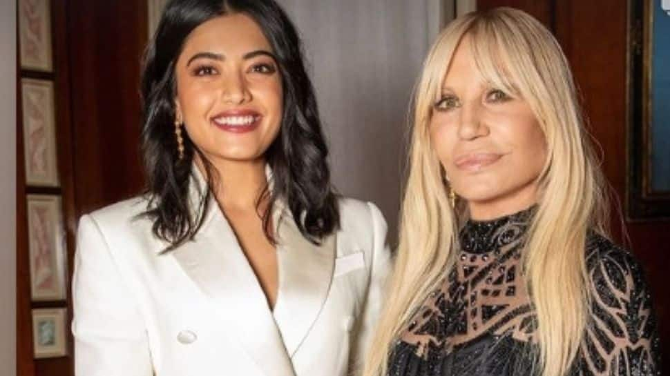 Rashmika Mandanna Meets Fashion Royalty Donatella Versace: &#039;Thankyou For Inspiring Us&#039;