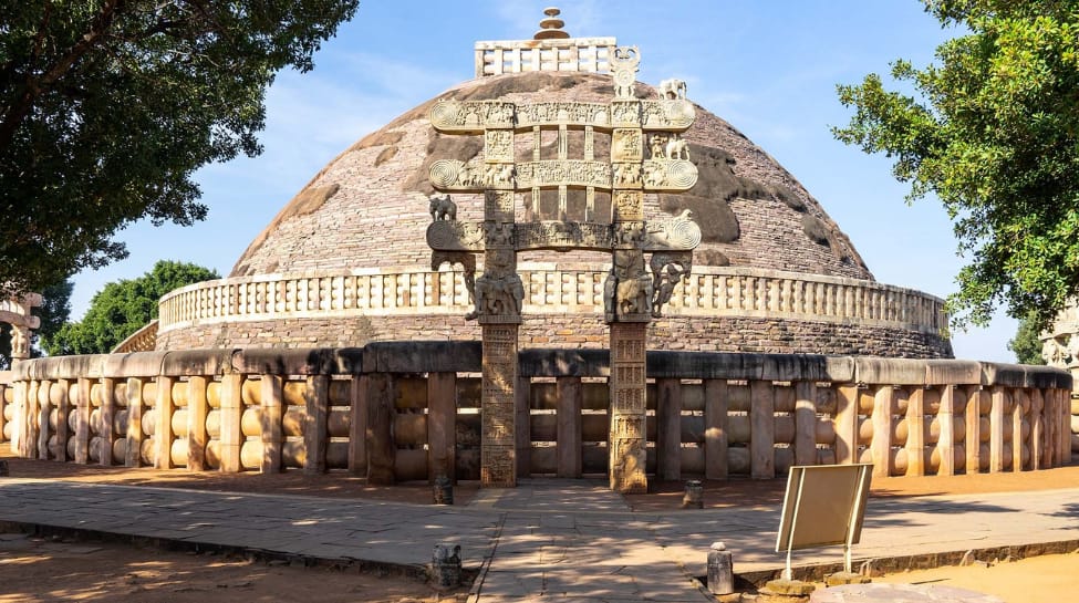 The Great Stupa at Sanchi (Madhya Pradesh)