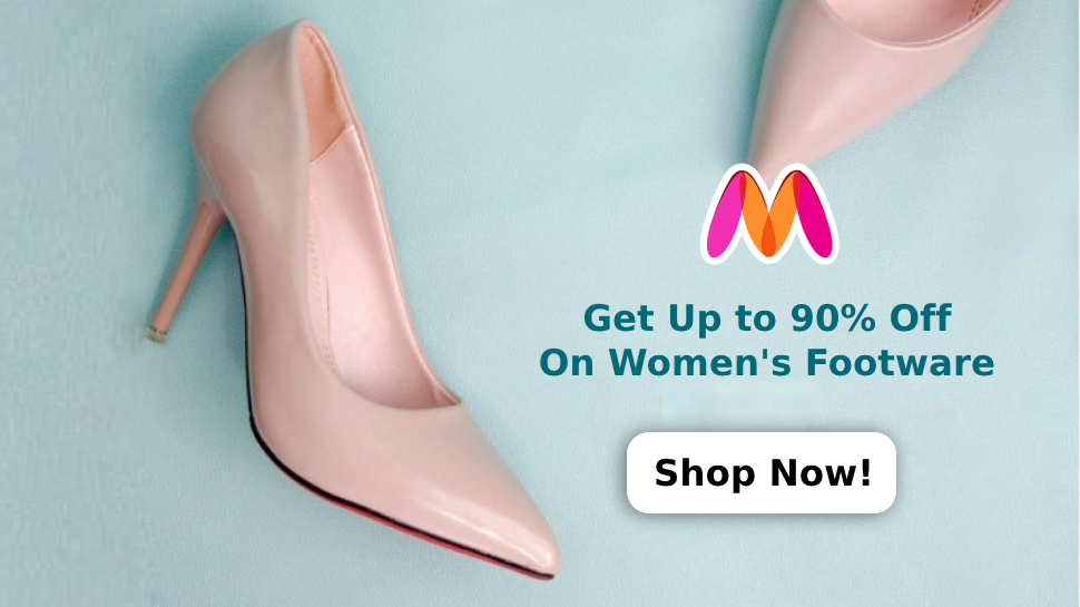 Up to 90% Off Trendy Chunky-Heel Sandals at Myntra Big Fashion Festival Sale