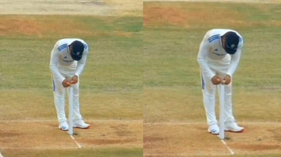 IND vs BAN: Rohit Sharma's Superstitious Bail Switching Act Goes Viral- WATCH