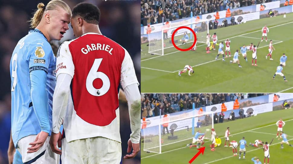 WATCH: Erling Haaland Throws Ball At Gabriel&#039;s Head Post Man City Equaliser, FA And Premier League Make Decision On Punishment