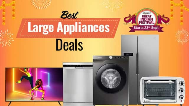 The Great Indian Festival Sale: Get up to 75% off on Home Appliances