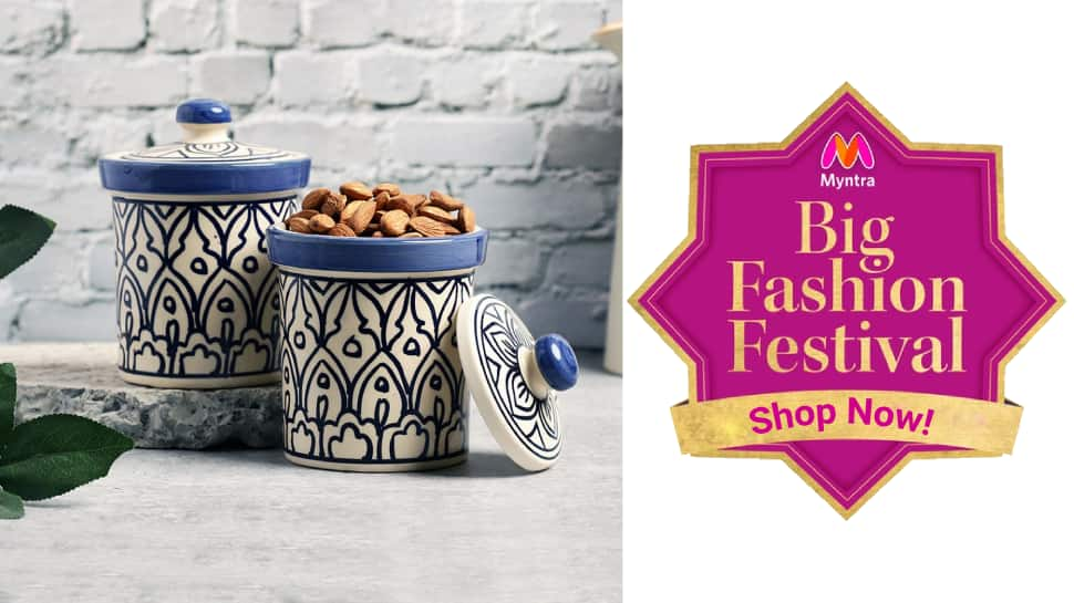 Shop Cute Ceramic Jars at Myntra&#039;s Big Fashion Festival Sale 2024