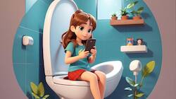 Toilet Seat And Screen Time: How Bathroom Phone Use Affects Your Health