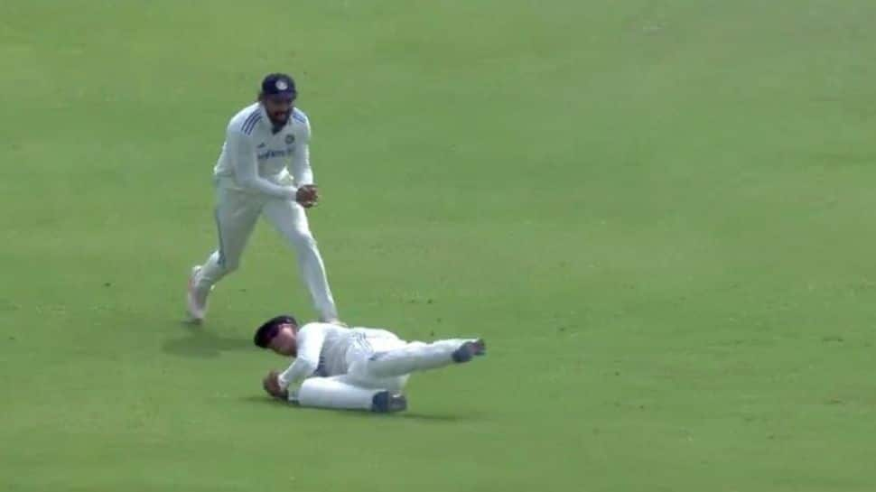 Yashasvi Jaiswal Takes A Blinder To Dismiss Bangladesh Batter Zakir Hasan In IND vs BAN Kanpur Test - Watch