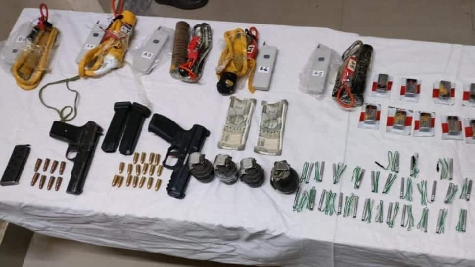 J&amp;K: Police Busts Terror Module In Awantipora; IEDs, Arms And Ammunition Recovered