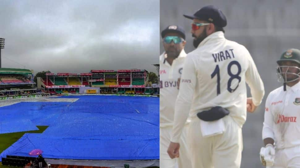 'Koi Aur Ground Hota Toh Match Shuru Ho Jata': Fan Blasts Poor Drainage System in Kanpur After Day 3 Called Off In IND vs BAN 2nd Test- Watch