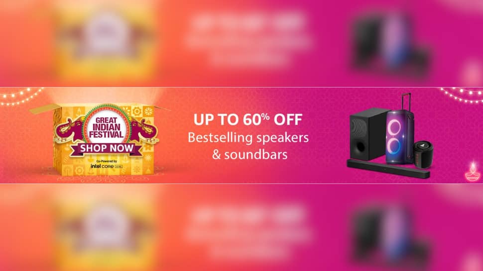 The Great Indian Festival Sale: Up To 60% Off on Soundbars &amp; Speakers