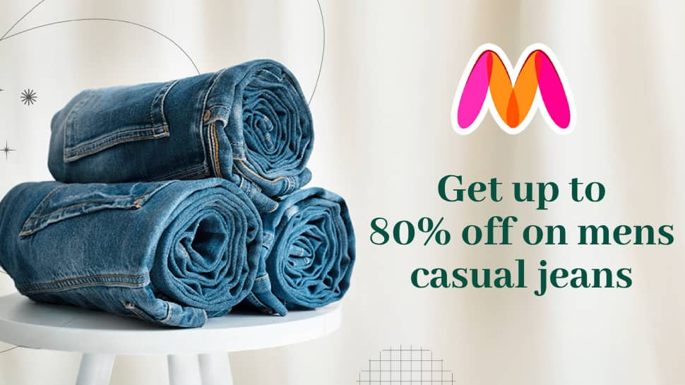 Get Up to 80% Off Casual Jeans for Men at Myntra Big Fashion Festival sale 