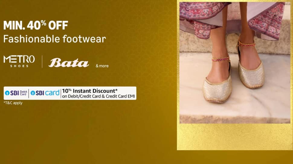 MIN. 40%Off On Fashionable Female Footwear: The Great Indian Festival Sale