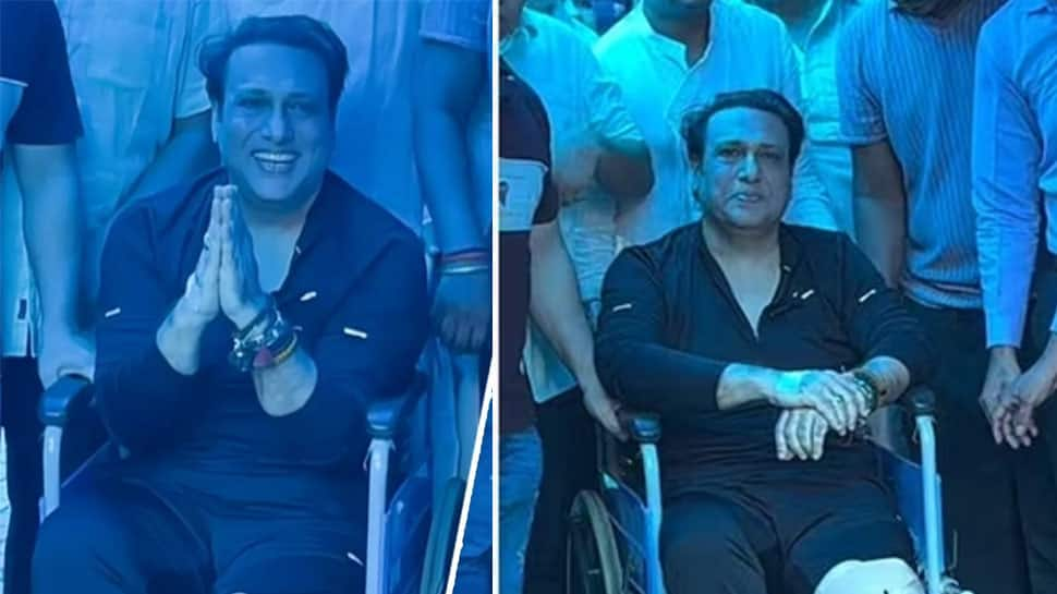 Govinda Flaunts His Broad Smile As He Gets Discharged From The Hospital After Injuring Himself &#039;Accidentally&#039; With A Bullet